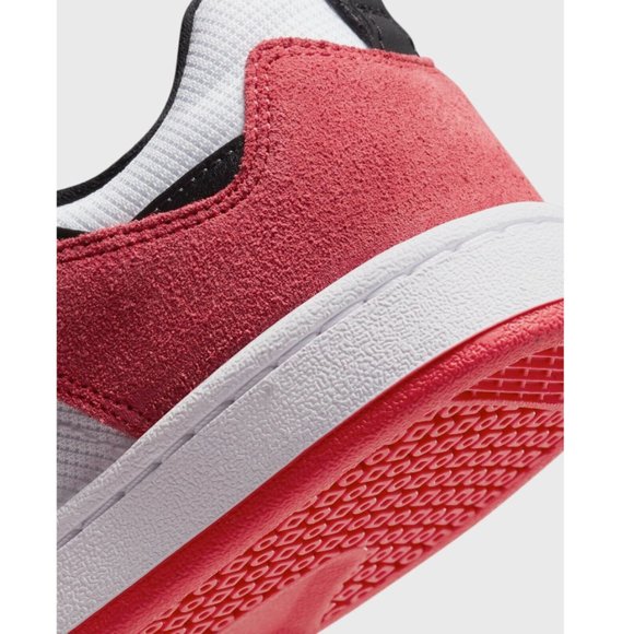 Nike SB Alleyoop Suede Low Top Mens Skate Shoes Black White Red - Picture 9 of 10